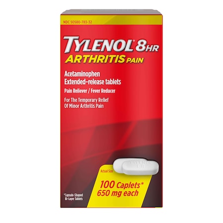 Tylenol Tylenol 8 Hour Arthritis Pain Caplets 100 Caplets, PK48 3083819